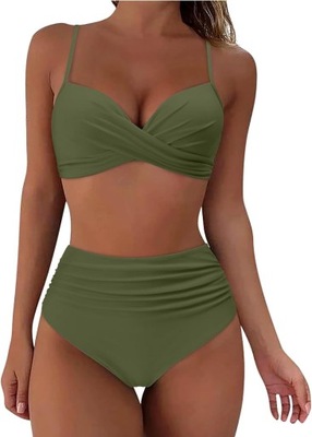 Strój Kąpielowy Damski Kostium Bikini Rozmiar XL