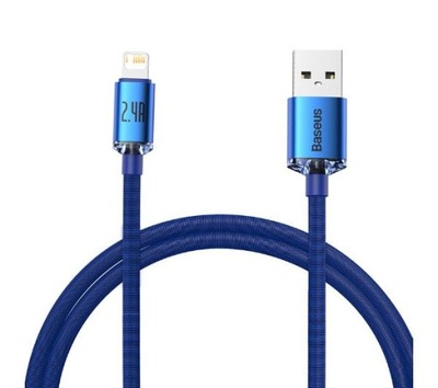 Kabel Baseus USB - Lightning Crystal 2.4A 1.2m