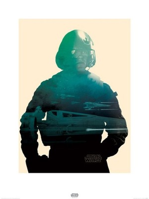 Reprodukcja Star Wars Poe Dameron plakat 60x80 cm