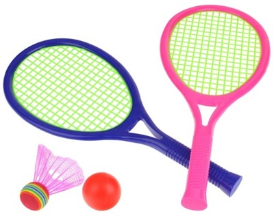 Zestaw do Badmintona dla Dzieci Paletki Rakietki Lotka Piłka