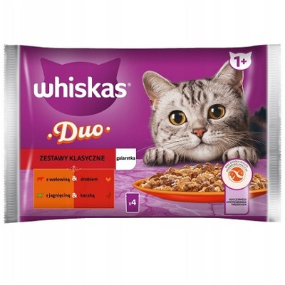 WHISKAS Adult karma dla kotów mix smaków 52x85g