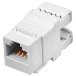 Gniazdo moduł keystone RJ45 UTP kat.6 PoE 45x45