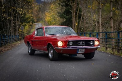 FORD MUSTANG FASTBACK z 1967 roku | Silnik o pojemności 4,7 litra