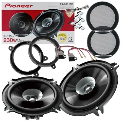 PIONEER ALTAVOCES DE AUTOMÓVIL DISTANCIAS PARA RENAULT TWINGO II 3 DE PUERTA PARTE DELANTERA  