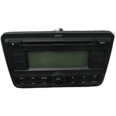 Радио cd skoda fabia ii 2006-2014r 5j0035161a фото №1