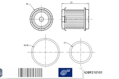 BLUE PRINT ФИЛЬТР HYDRAULIKI КОРОБКИ ПЕРЕДАЧ HONDA ACCORD IX ACCORD фото