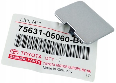 Заглушка рейлінг даховий оригінальний номер toyota 75631-05060-b0 фото №1