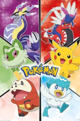 Pokemony Scarlet and Violet - plakat 61x91,5 cm