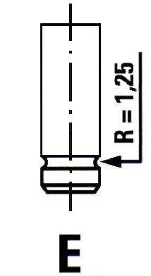 IPSA VL123400 КЛАПАН ВПУСКНИЙ