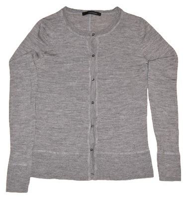 CALVIN SWETER KARDIGAN 100% MERINO WOOL M/L