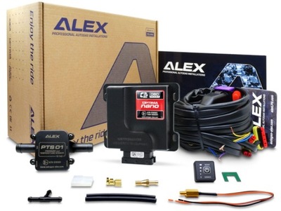 ELECTRÓNICA LPG 4 CILINDROS INTEGRO JUEGO ALEX OPTIMA NANO  