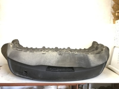 Tesla model y накладка дифузор бампера заднього фото №1