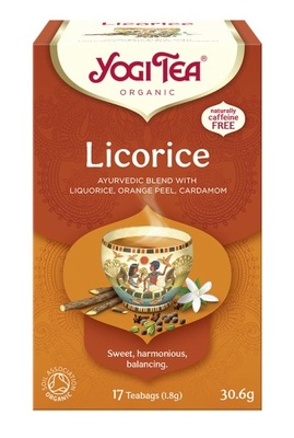 HERBATKA Z LUKRECJĄ (LICORICE) BIO YOGI TEA