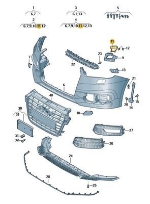 NEW ORIGINAL AUDI OE MOUNTING ZAWIASU 8XA807563  