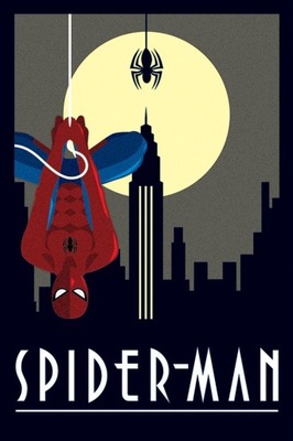 Marvel Spider Man Plakat Art Deco 61x91,5 cm