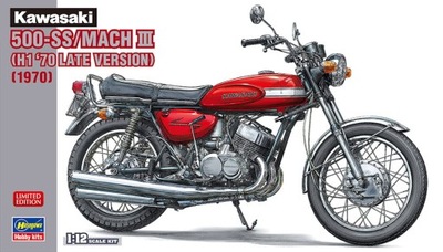 Kawasaki 500-SS/MACH III H1 '70 Late Version 1:12 Hasegawa 21731