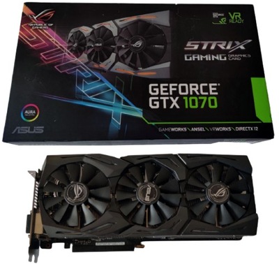 KARTA GRAFICZNA ASUS GTX 1070 8GB OC GEFORCE STRIX