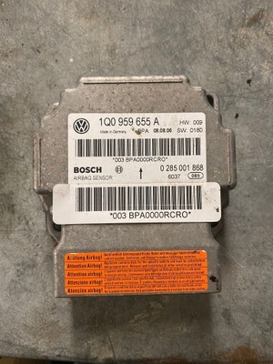 Модуль подушка безопасности подушки безопасности датчик блок управления vw eos scirocco 1q0959655a фото №1