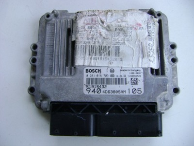 Бортовий комп'ютер 0281018703 alfa romeo giulietta 1.6 фото №1