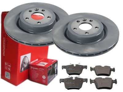 Гальмівні диски гальмівні колодки brembo задня jaguar f-pace x761 325mm фото №1