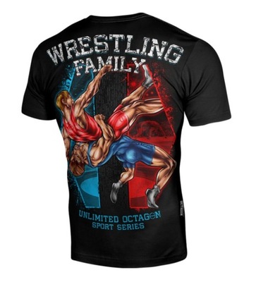 T-shirt koszulka Octagon Wrestling Family - L