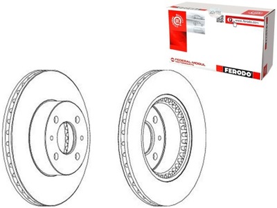 Гальмівні диски гальмівні 2szt lexus gs renault laguna i me фото №1