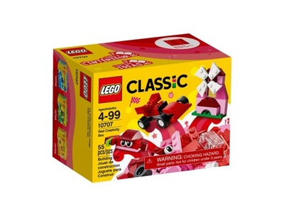 LEGO Classic 10707 Czerwony zestaw kreatywny