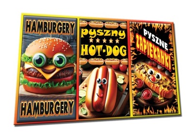 BANER BANERY HAMBURGER HOT DOG ZAPIEKANKA reklama bar pub restauracja