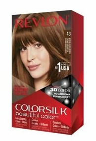 Revlon, ColorSilk, Medium Golden Brown 43, Farba, 1 sztuka