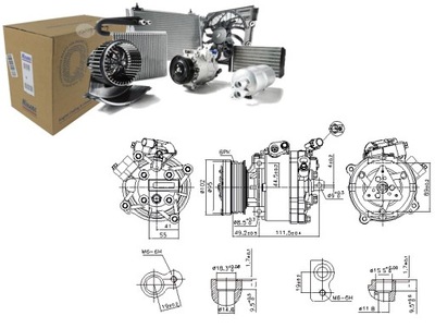 COMPRESOR DE ACONDICIONADOR CITROEN C-CROSSER C-CROSSER ENTERPRISE  