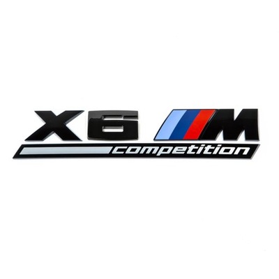 BMW X6 ///M EMBLEMA COMPETITION E71 F16 G06 TAPA DE MALETERO  