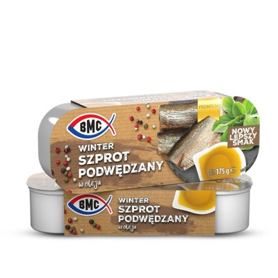 Winter Szprot podwędzany w oleju BMC 175g