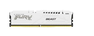 Kingston Pamięć DDR5 Fury Beast 32GB(1*32GB)/5200 CL36 Biała