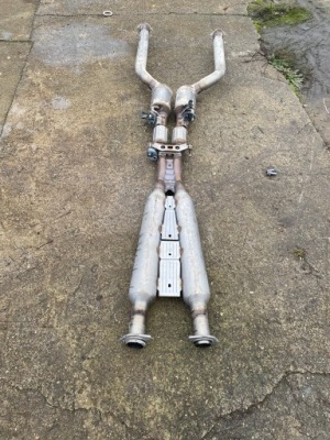 Lexus ls 500 3.5 v6 система выпускной труба катализатор выхлоп фото №1