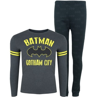 Piżama Batman Gotham szara 158
