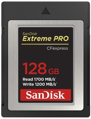 SanDisk Extreme Pro 128 Gb Cf Express karta typu