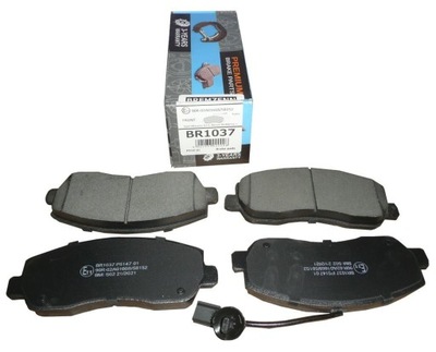 Bremsen br1037 тормозные колодки тормозные фото №1