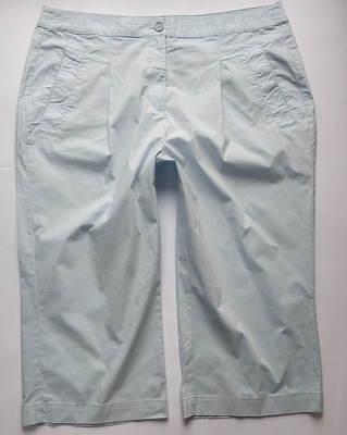V4122 SHEEGO spodnie 3/4 nogawka plus size 48