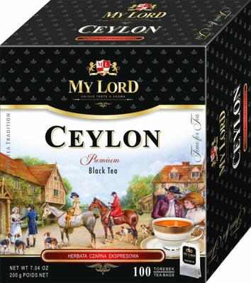 MALWA herbata czarna ekspresowa Ceylon 100x2g