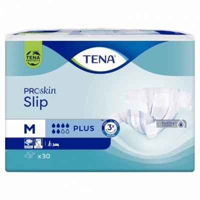 Tena Slip ProSkin Plus pieluchomajtki rozmiar M 30 sztuk