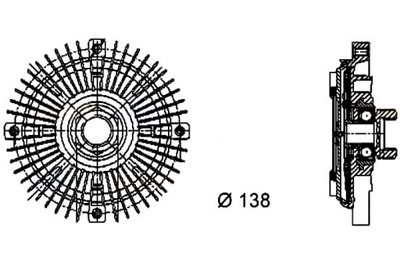 Hella вязкостная муфта сцепление вязкостная [] фото №1