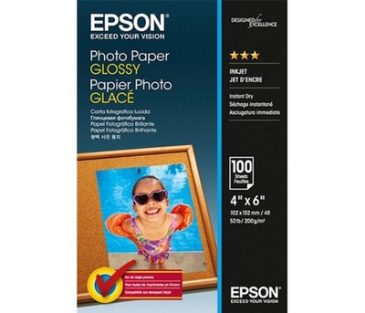 Paper Epson Photo Glossy 10x15cm 200g 100szt. błyszczący