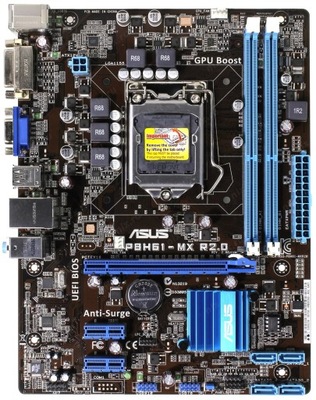 Zest. Asus P8H61-MX R2 Core i3-3220 3,3GHz 4GB RAM