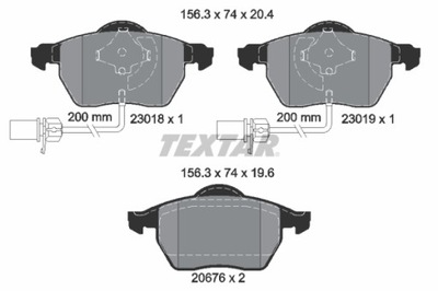 PADS BRAKE - SET Q+ 2301802  