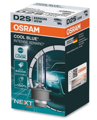 OSRAM D2S COOL BLUE INTENSE ŻARÓWKA ŻARÓWKI XENON 6000K