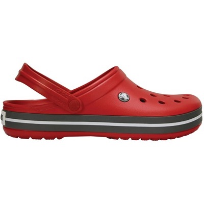 Chodaki Crocs Crocband Clog czerwono-szare 11016 6EN R. 36-37