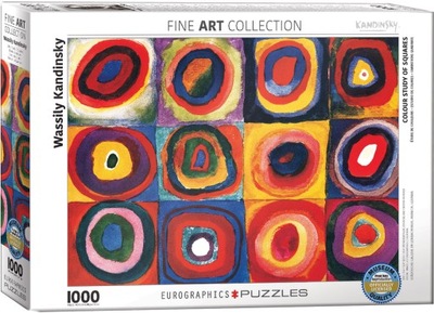 Puzzle Eurographics Wassily Kandinsky Kolory 1000