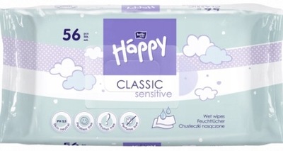 BELLA HAPPY Chusteczki Nawilżane Sensitive CLASSIC