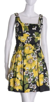 MONSOON satynowa sukienka w kwiaty r. 36