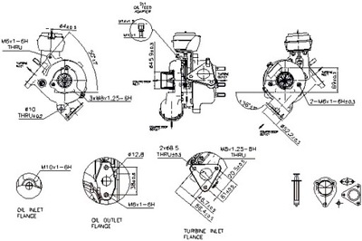 NISSENS TURBINE AUDI A4 B7 A6 C6 2.0D 07.04-08.11  